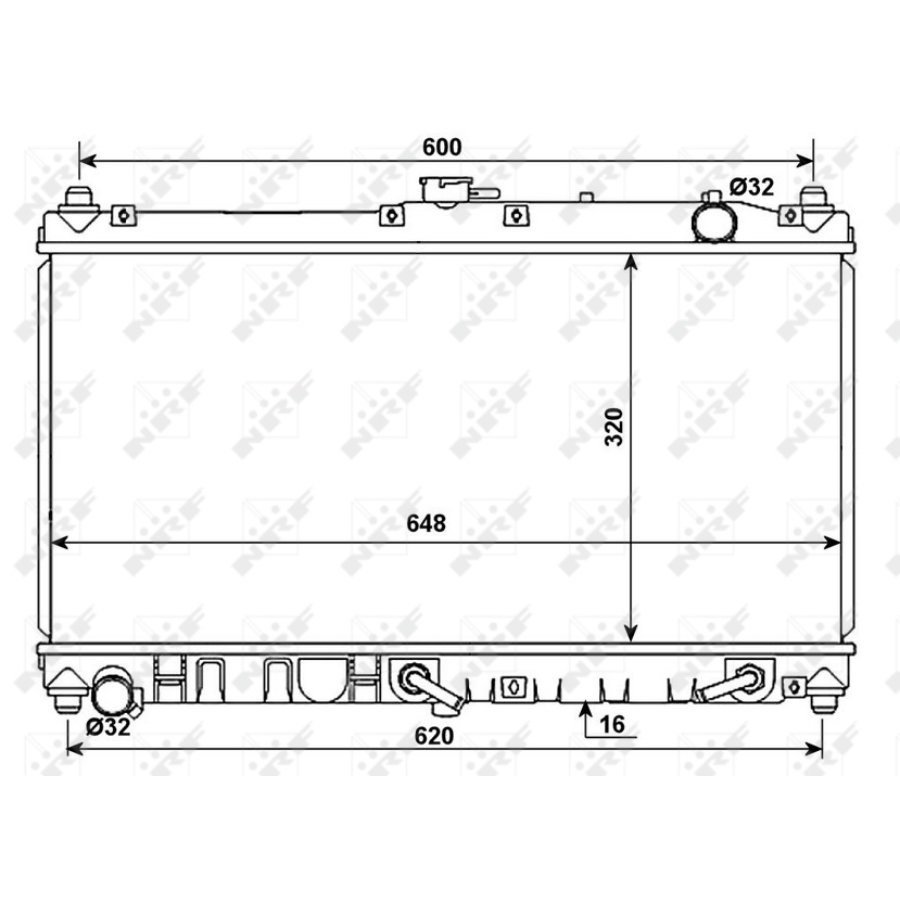 Radiatore NRF 53977