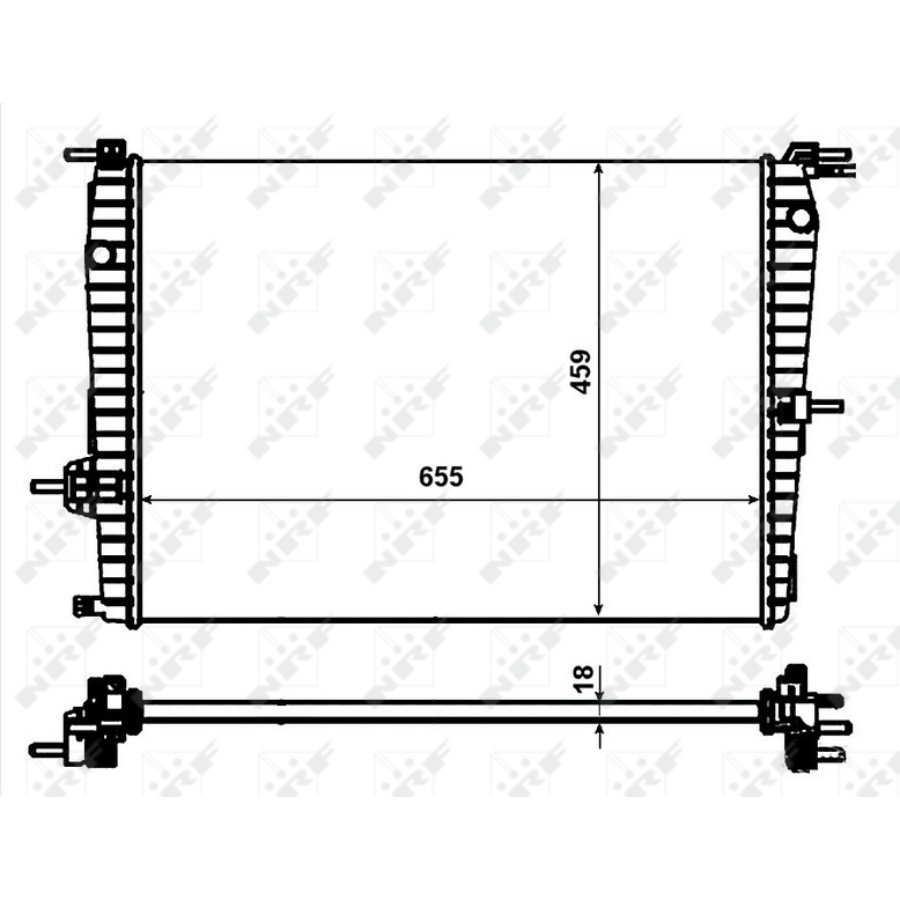 Radiatore NRF 53011