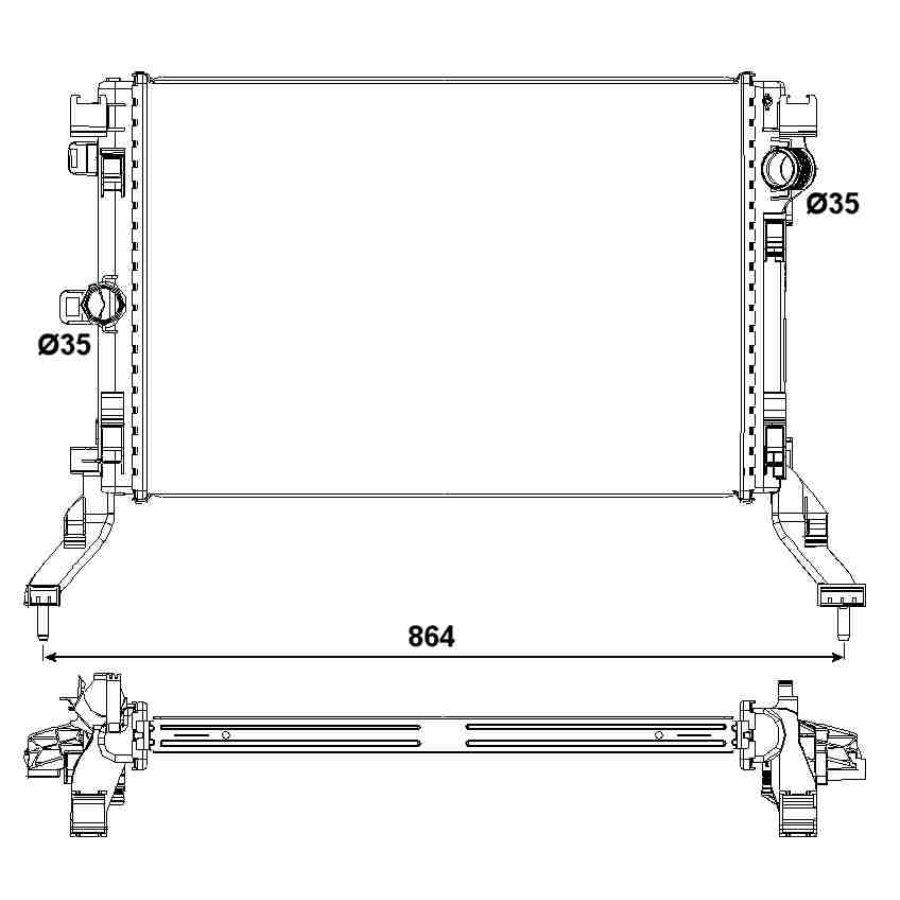 Radiatore NRF 53026
