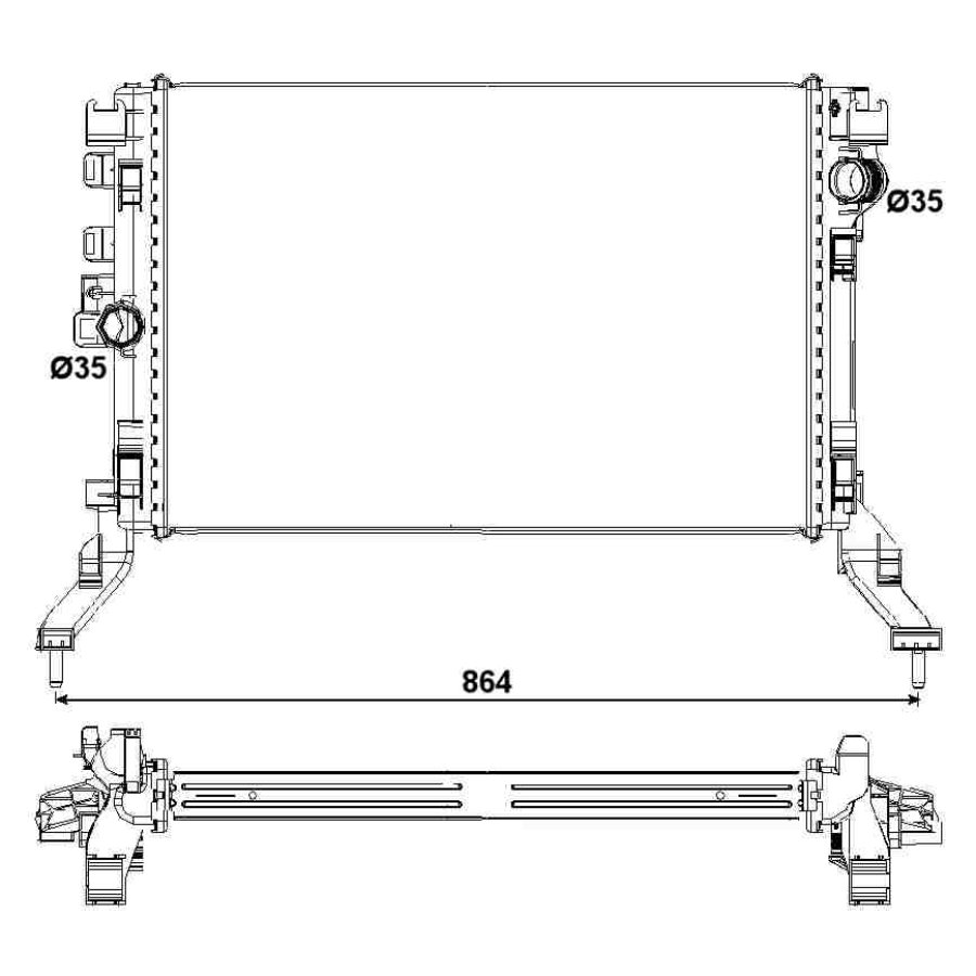 Radiatore NRF 53027