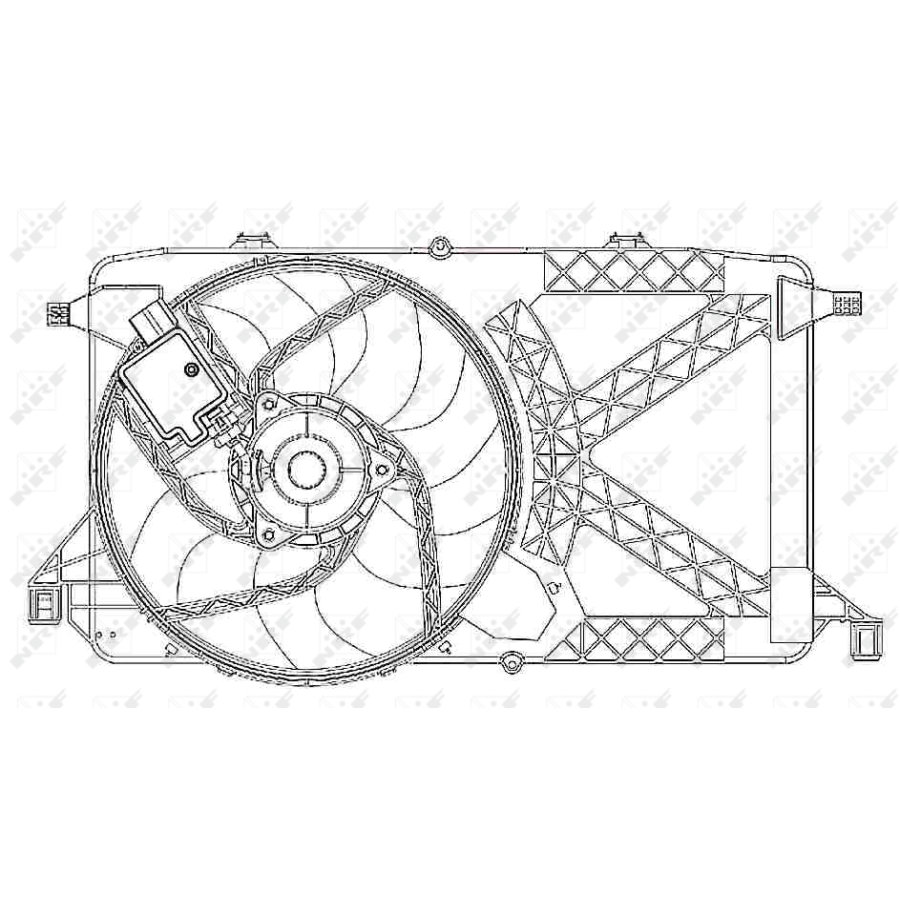 Ventola di raffreddamento motore NRF 47264