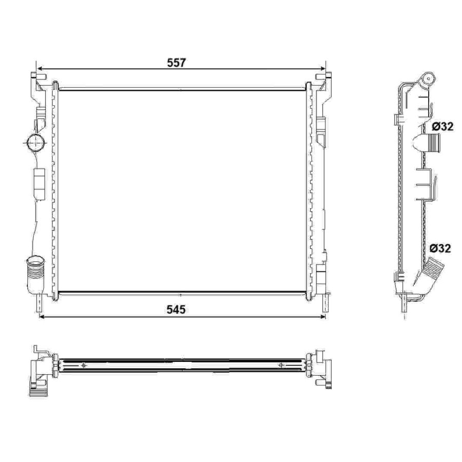 Radiatore NRF 53032