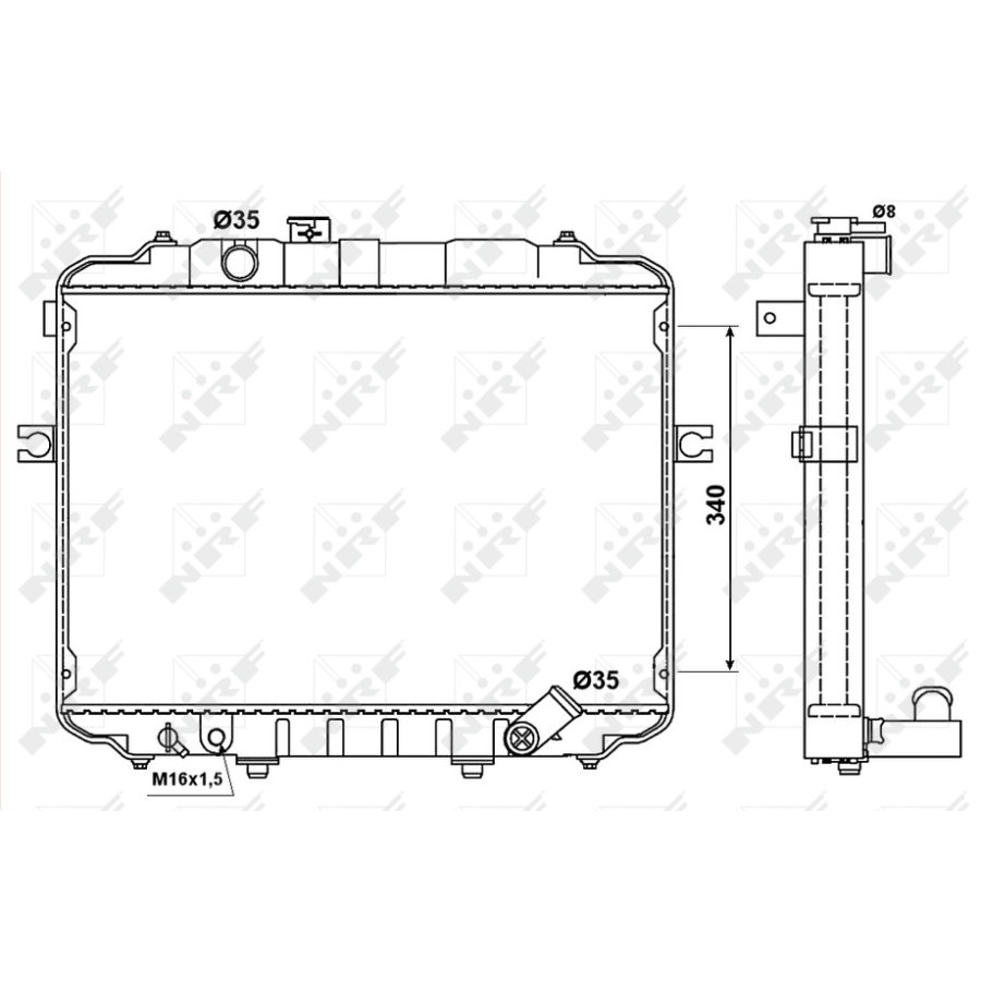 Radiatore NRF 53034