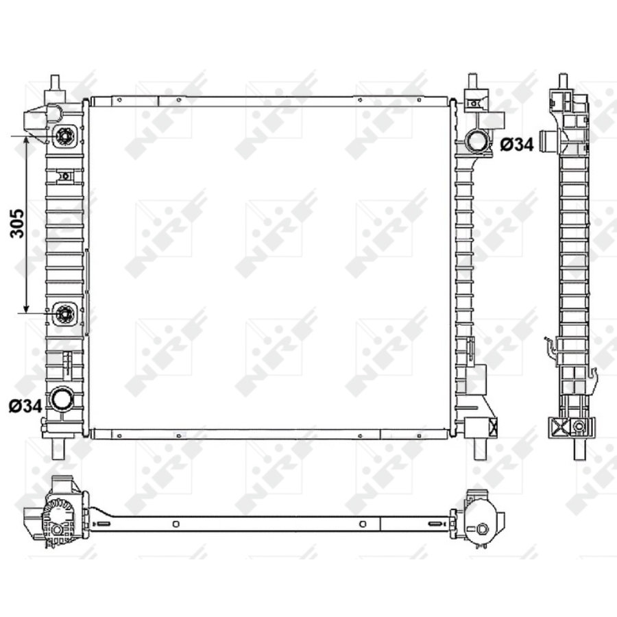 Radiatore NRF 53046