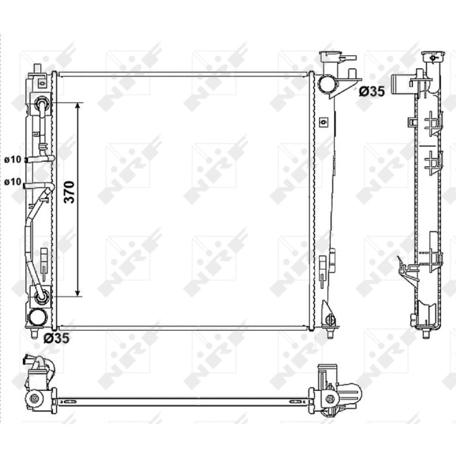 Radiatore NRF 53053