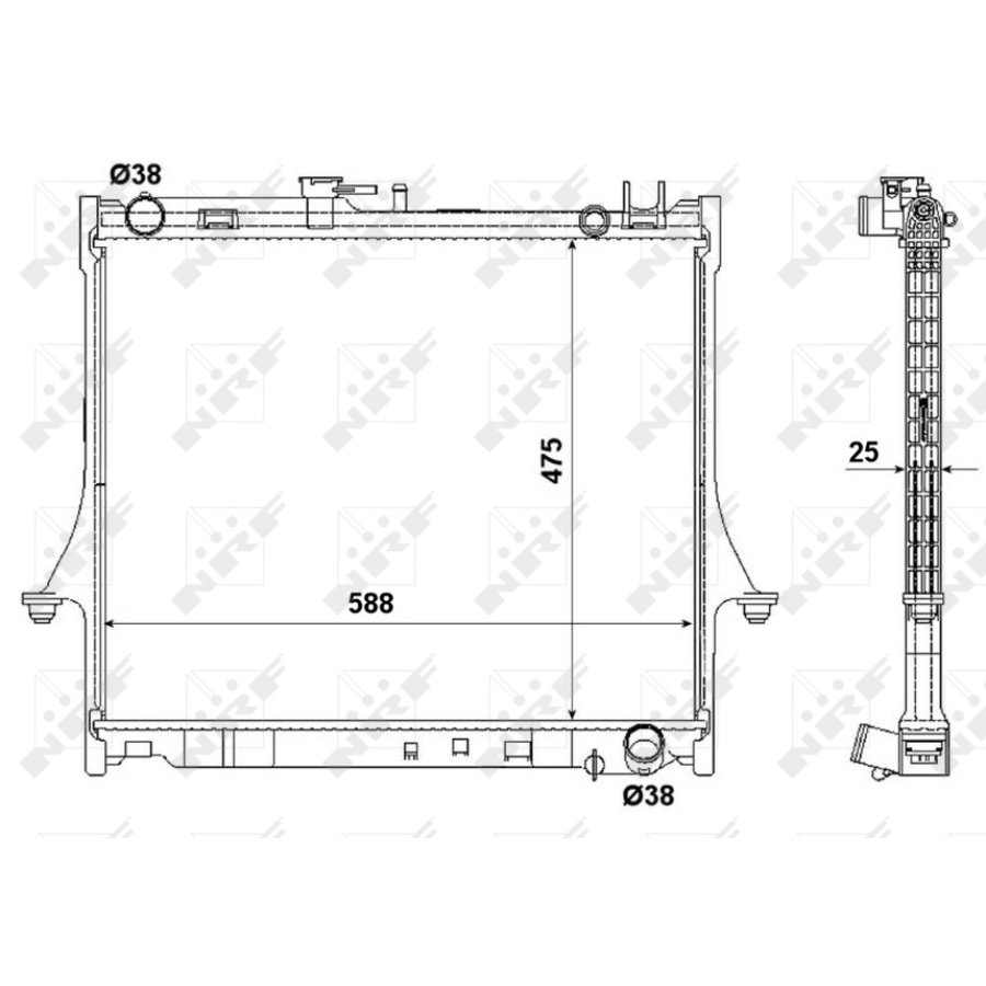 Radiatore NRF 53055
