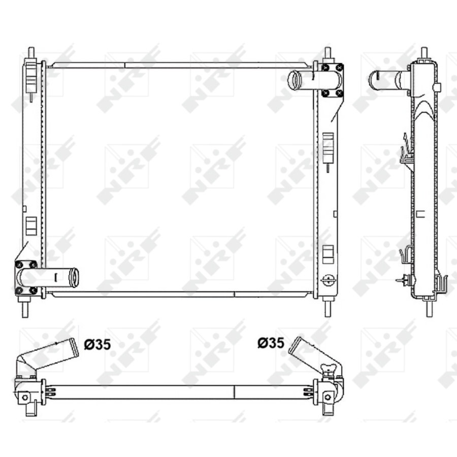 Radiatore NRF 53061