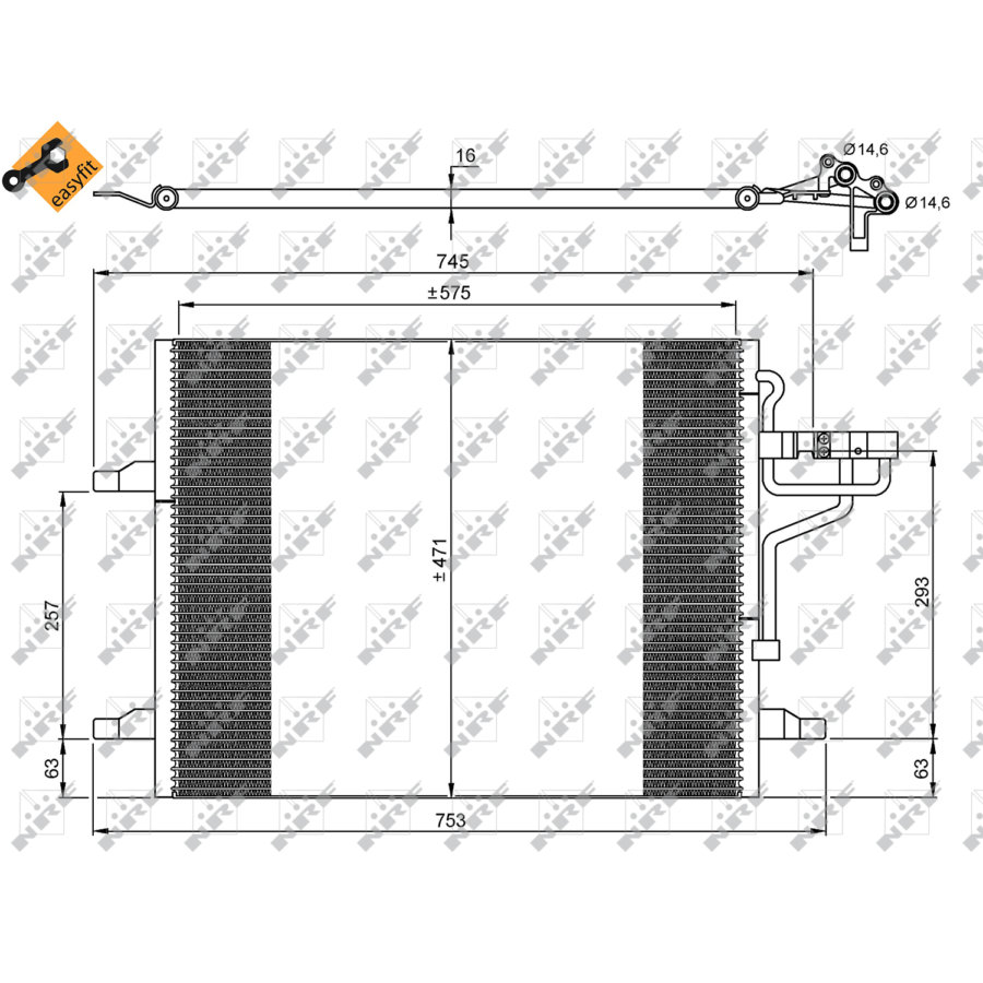 Condensatore NRF 35936 EASY FIT