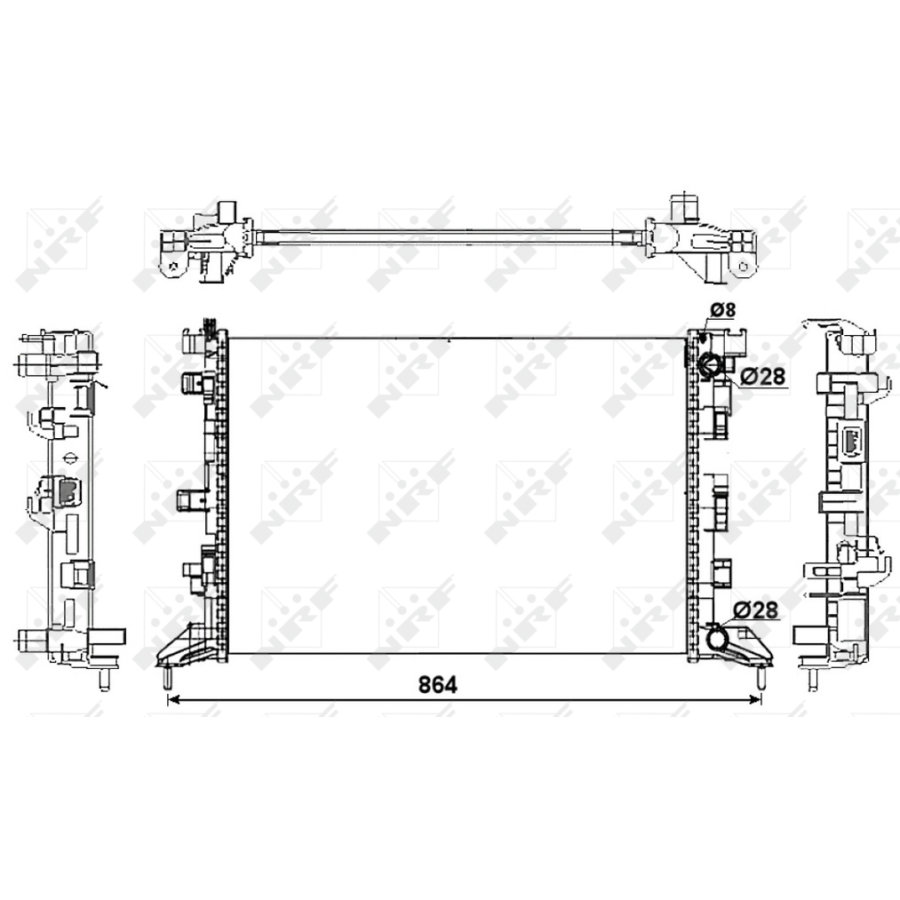 Radiatore NRF 53066