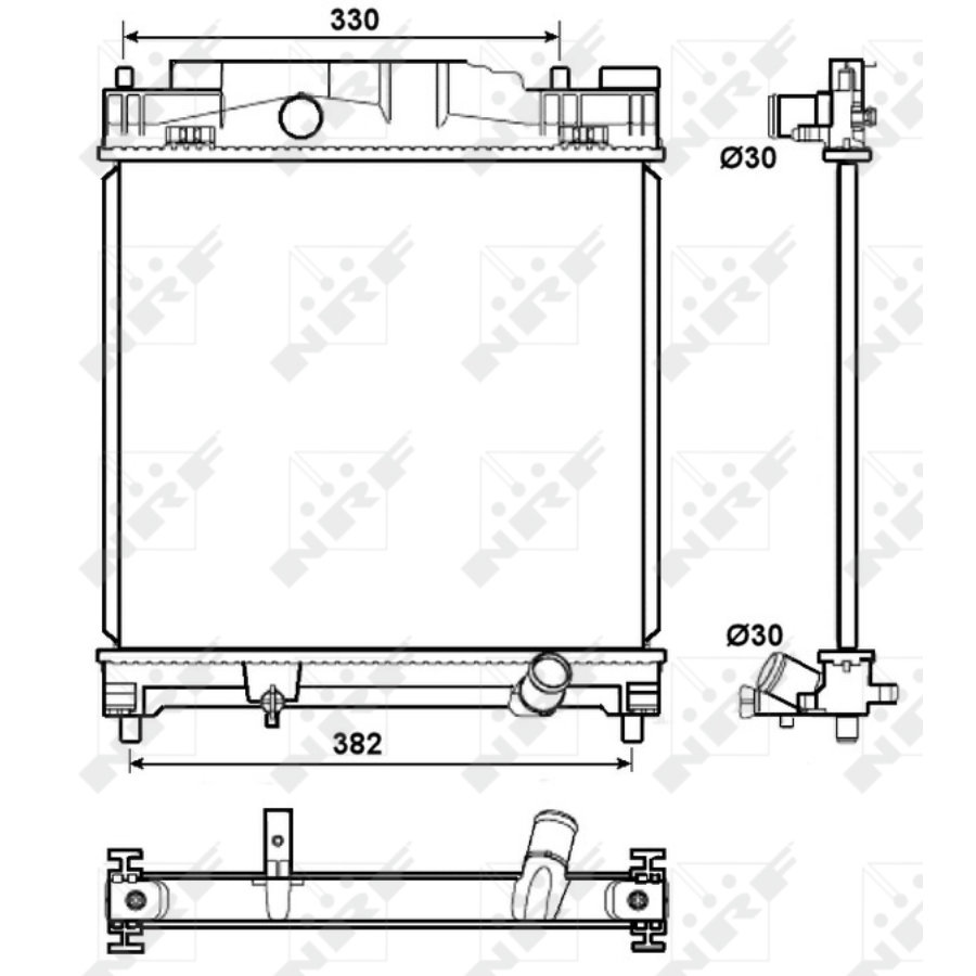 Radiatore NRF 53072