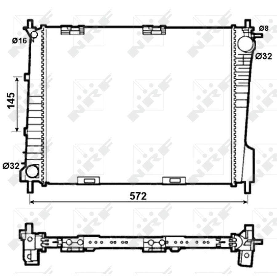 Radiatore NRF 53077