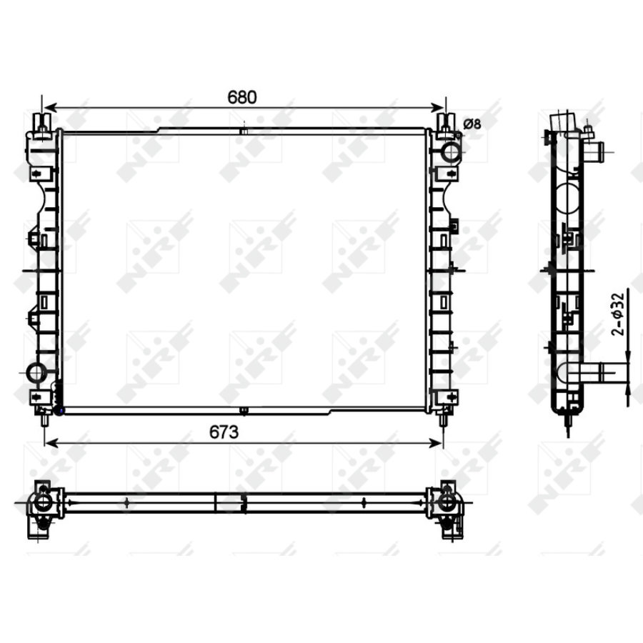 Radiatore NRF 53096