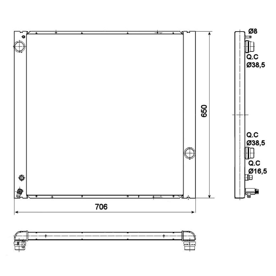 Radiatore NRF 53099