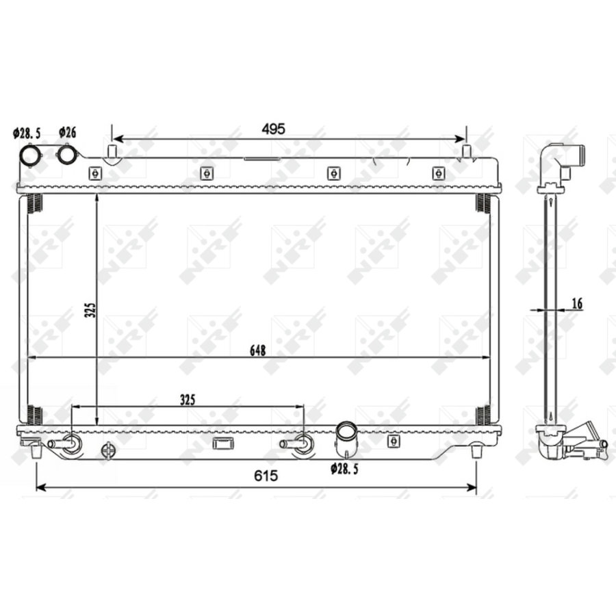Radiatore NRF 53110