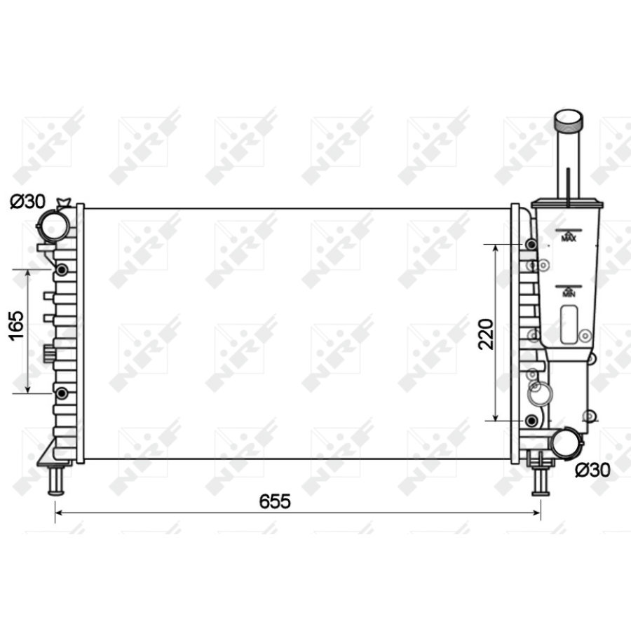 Radiatore NRF 53124