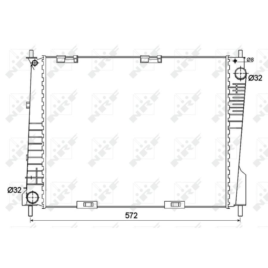 Radiatore NRF 53125