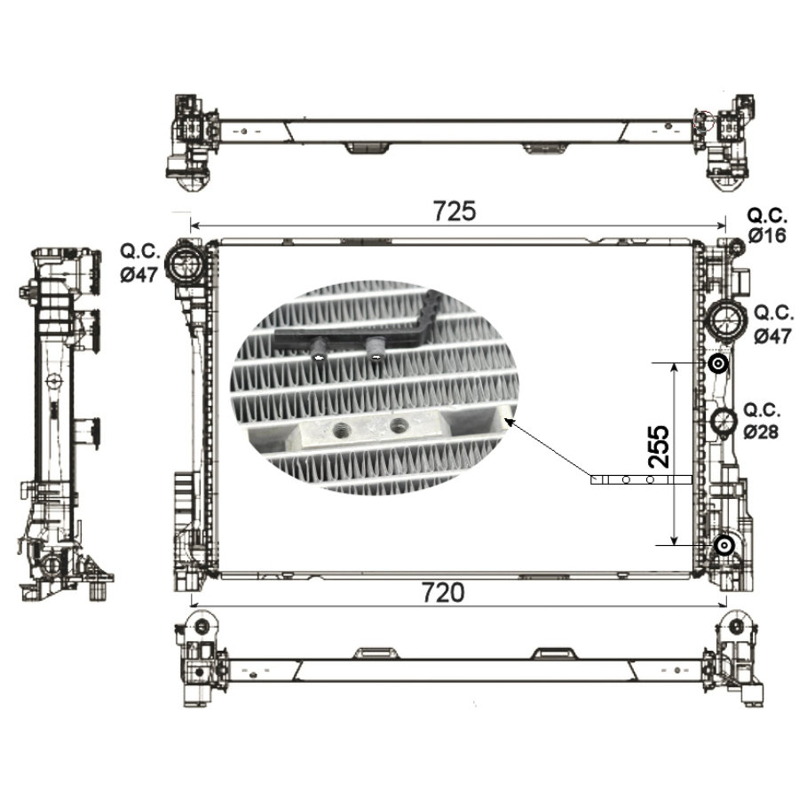 Radiatore NRF 53141