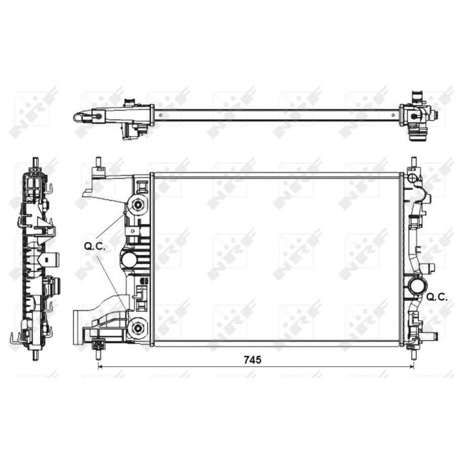 Radiatore NRF 53153