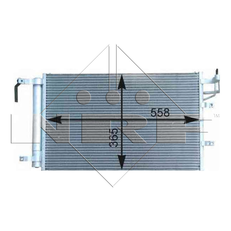 Condensatore con essiccatore NRF 35982 EASY FIT