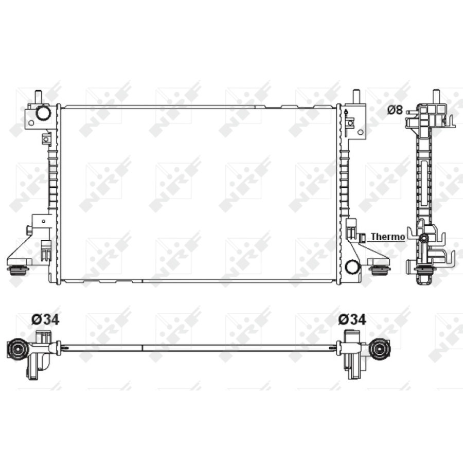 Radiatore NRF 53160