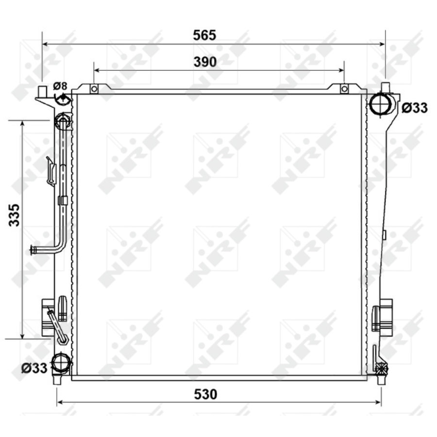 Radiatore NRF 53163