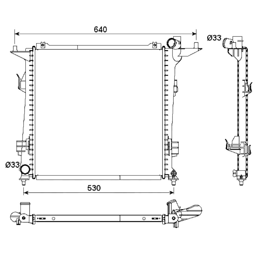 Radiatore NRF 53164