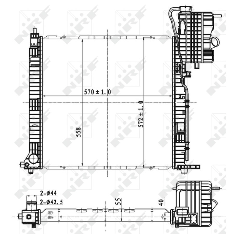 Radiatore NRF 53176