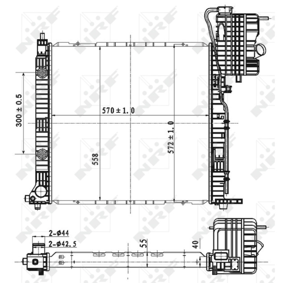 Radiatore NRF 53177