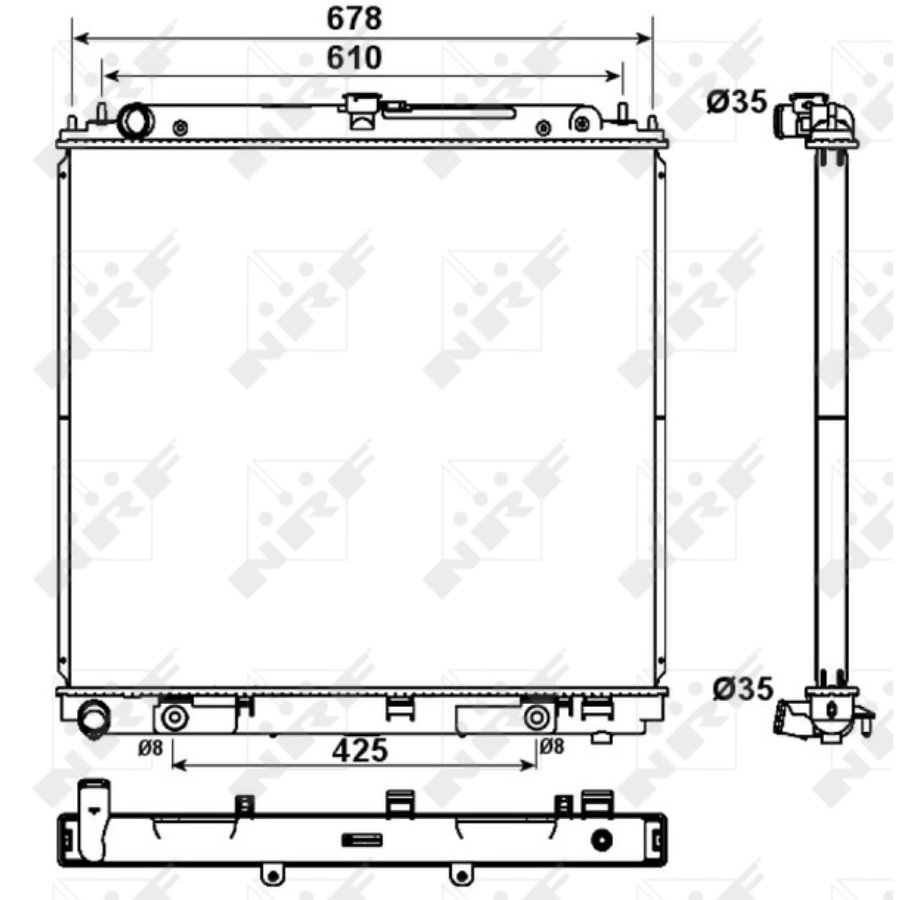 Radiatore NRF 53179