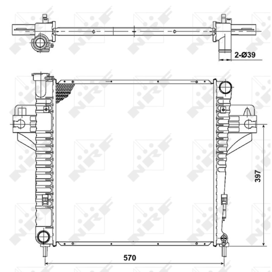 Radiatore NRF 53182