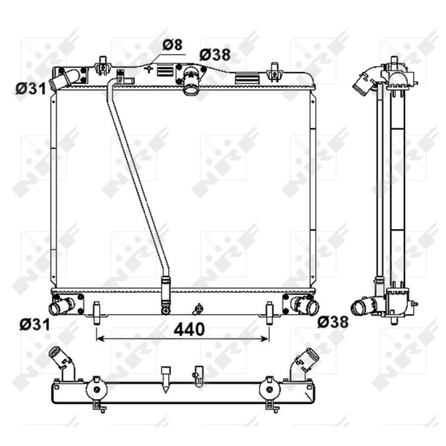 Radiatore NRF 53188