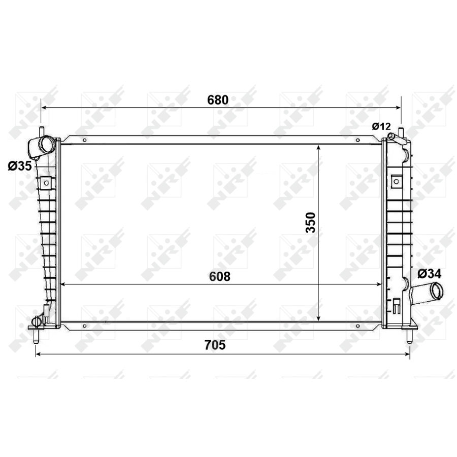 Radiatore NRF 53189