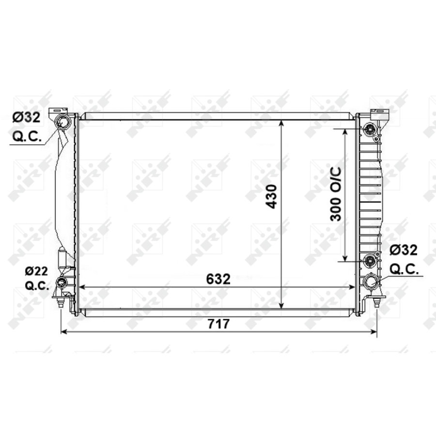 Radiatore NRF 53190