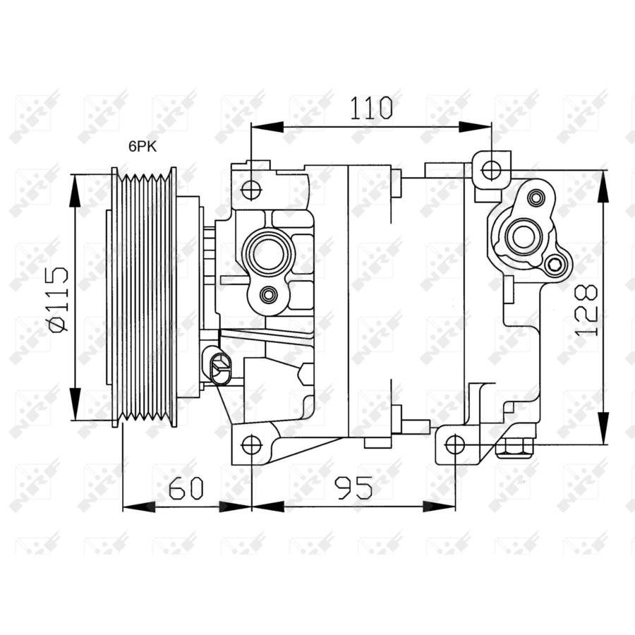 Compressore aria condizionata NRF 32169G