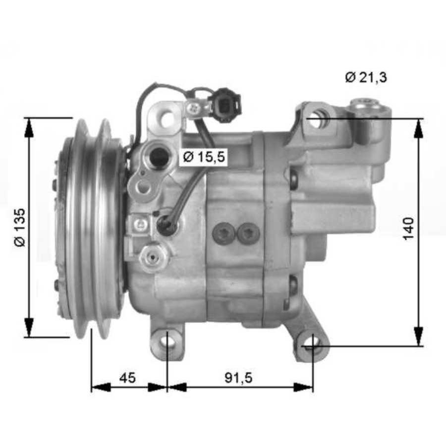 Compressore aria condizionata NRF 32475G