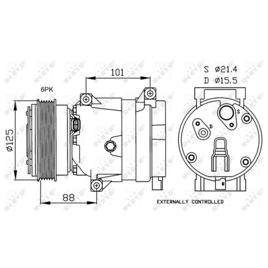 Compressore aria condizionata NRF 32479G