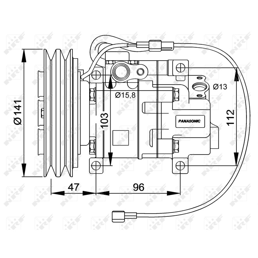 Compressore aria condizionata NRF 32691G