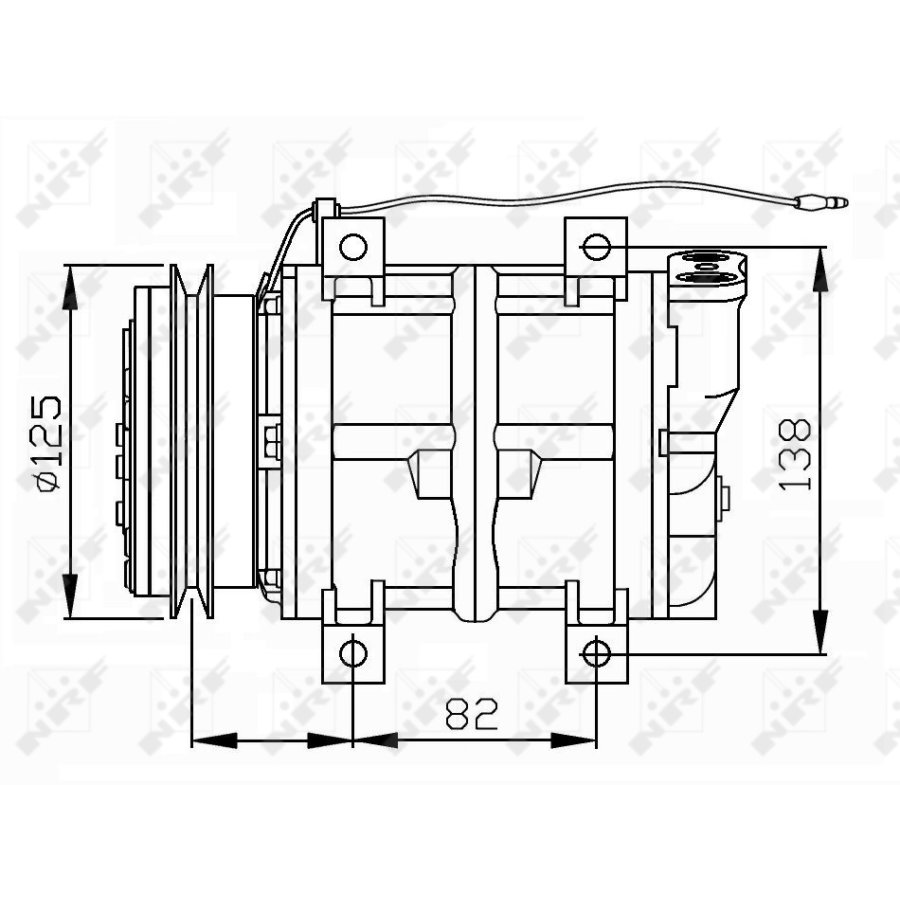 Compressore aria condizionata NRF 32745G