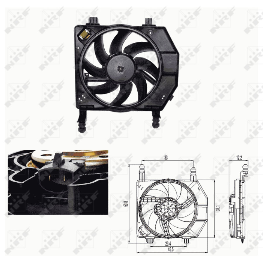 Ventola di raffreddamento motore NRF 47681