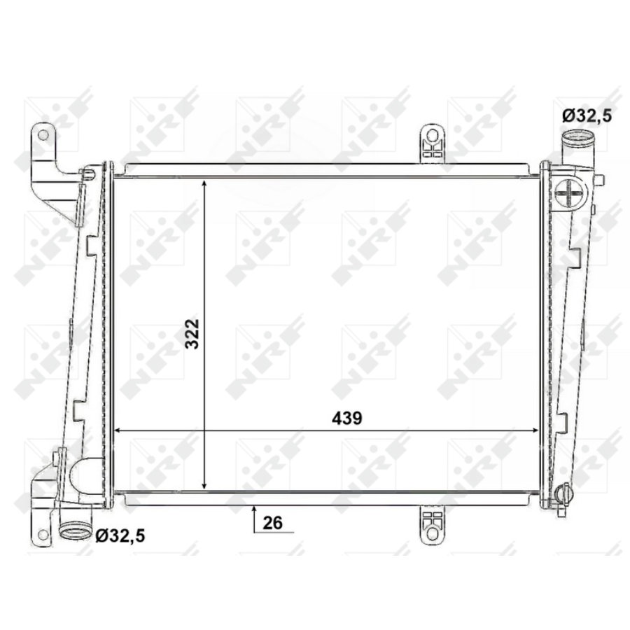Radiatore NRF 53193
