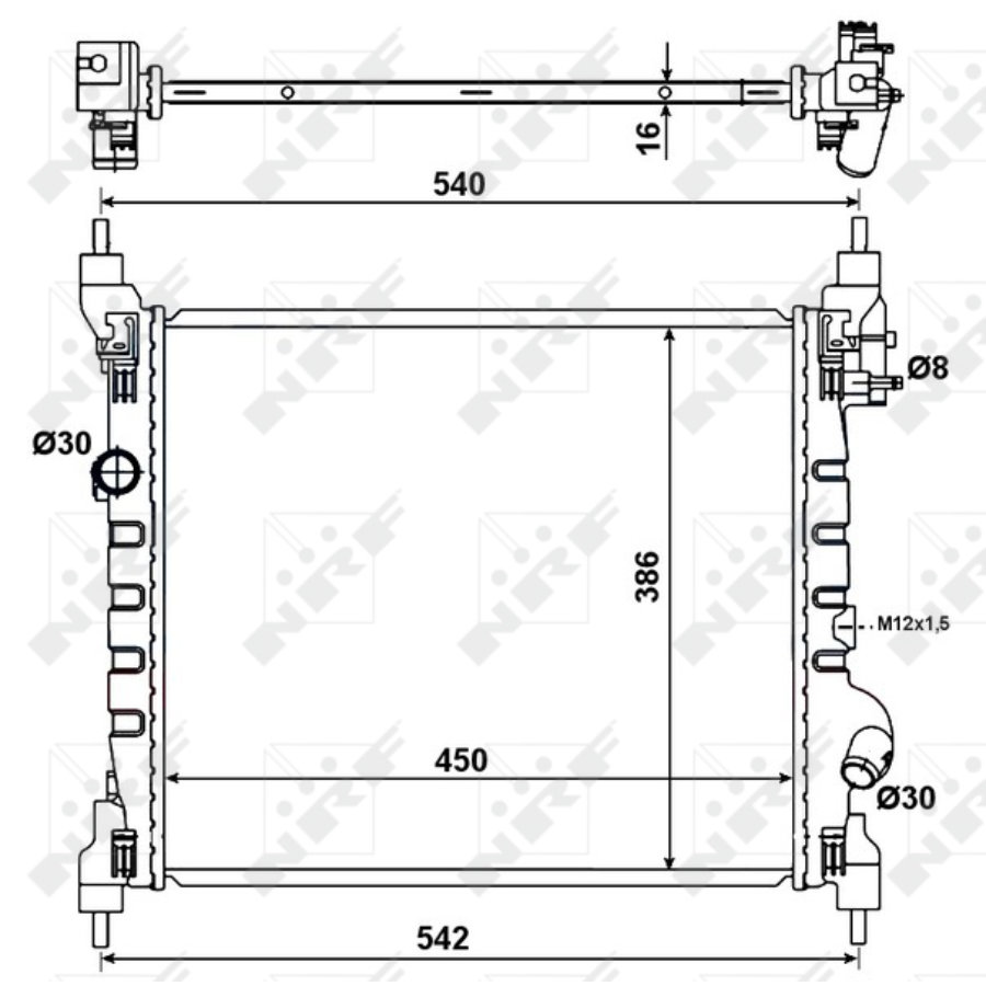 Radiatore NRF 53195