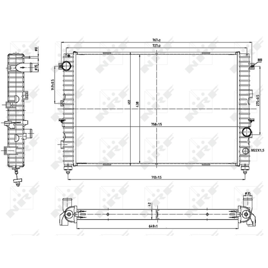 Radiatore NRF 53197
