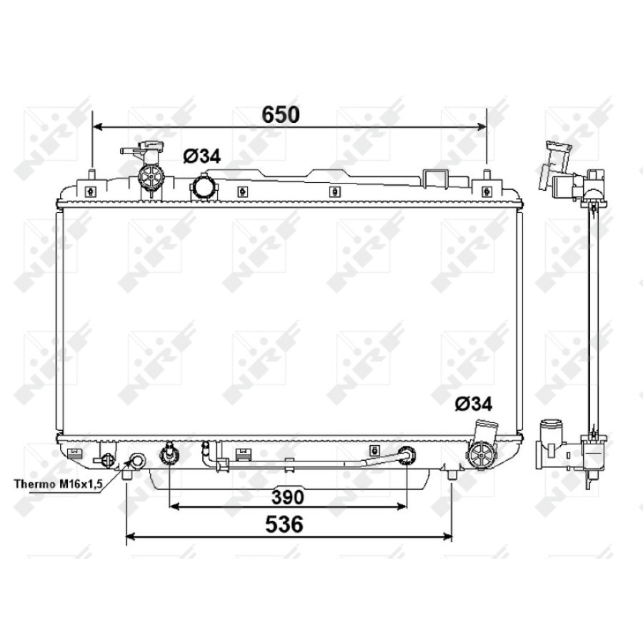 Radiatore NRF 58415