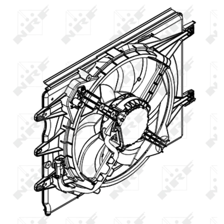 Ventola di raffreddamento motore NRF 47595