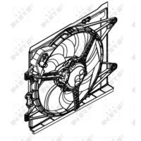 Ventola di raffreddamento motore NRF 47597