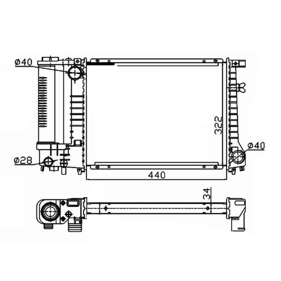 Radiatore NRF 53426A