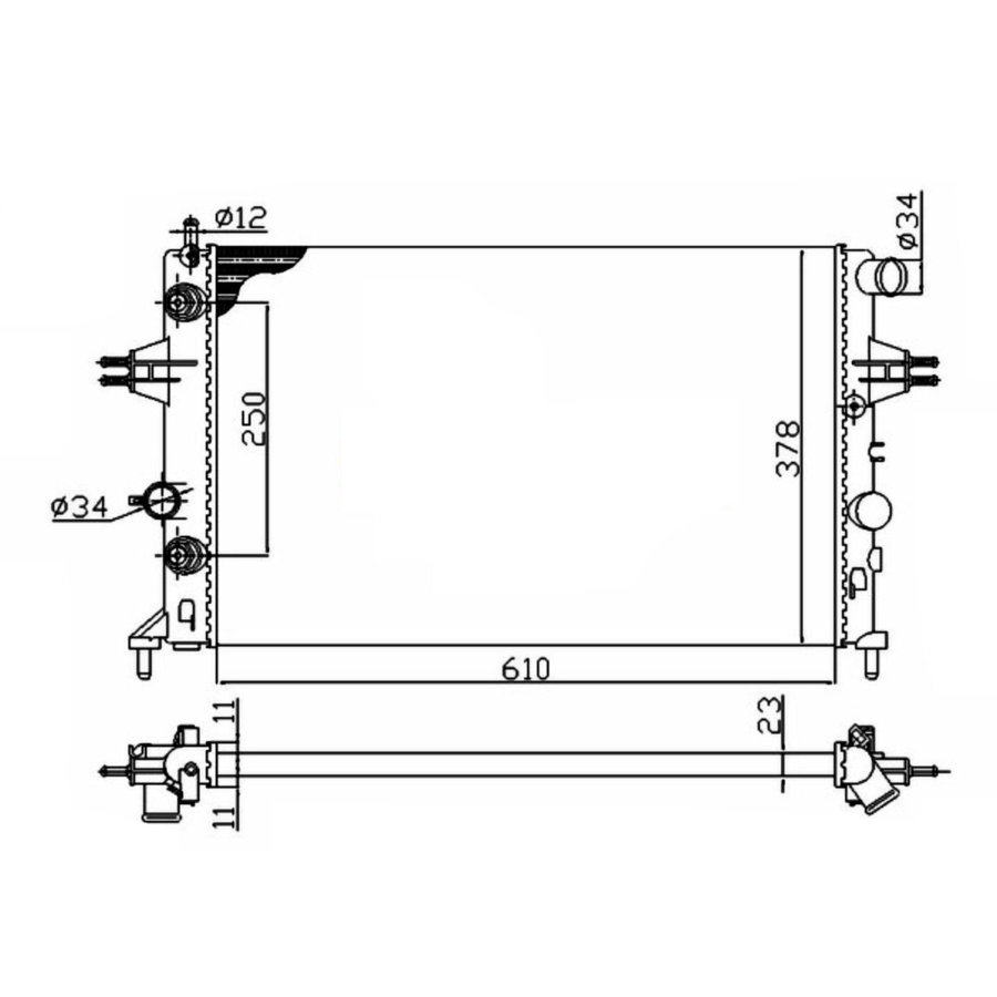 Radiatore NRF 50562A