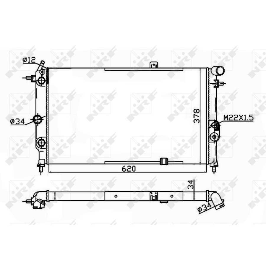 Radiatore NRF 58973A