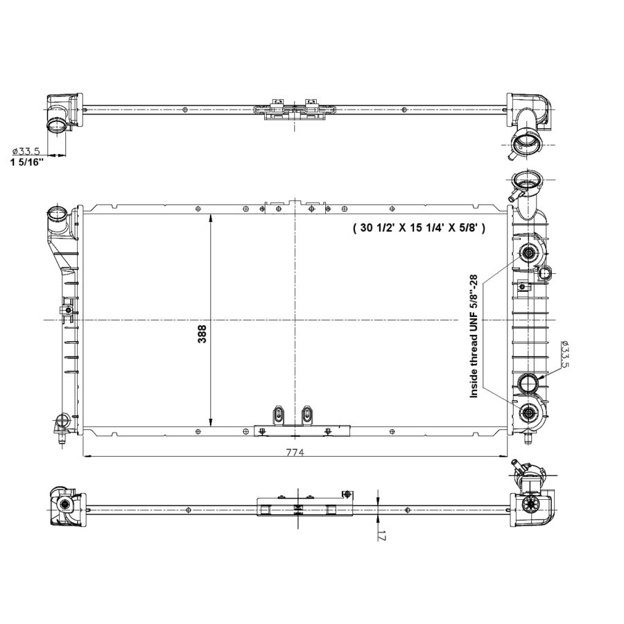 Radiatore NRF 56001 EASY FIT