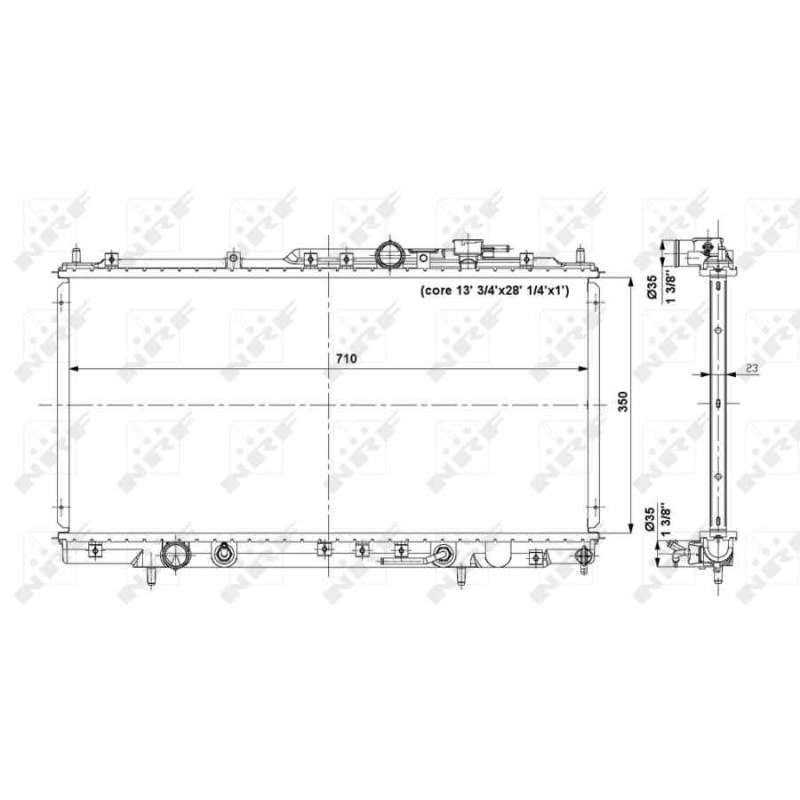 Radiatore NRF 56019 EASY FIT